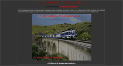 Desktop Screenshot of extremadura.trenzamora.es