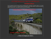 Tablet Screenshot of extremadura.trenzamora.es